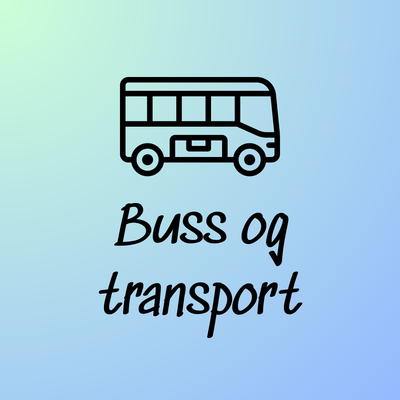 Buss og transport til messen